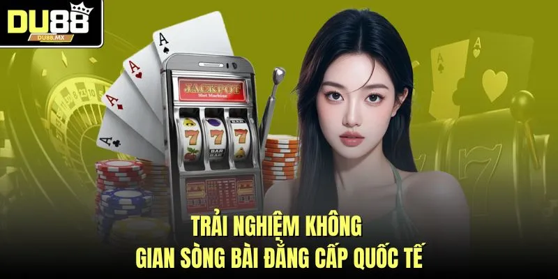 Trải nghiệm không gian sòng bài đẳng cấp quốc tế